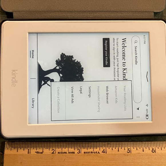 KINDLE PAPERWHITE 7th GENERATION, built in light, Wi-Fi, case & charging cable - Picture 6 of 8
